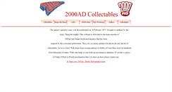 Desktop Screenshot of 2000adcollectables.com