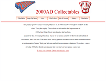 Tablet Screenshot of 2000adcollectables.com